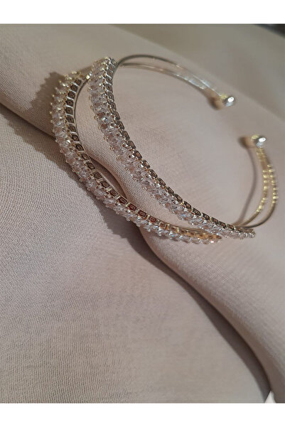 fiore fashion سوار نسائي أنيق وفاخر وجميل لحفلات الزفاف يناسب الأيدي النحيفة