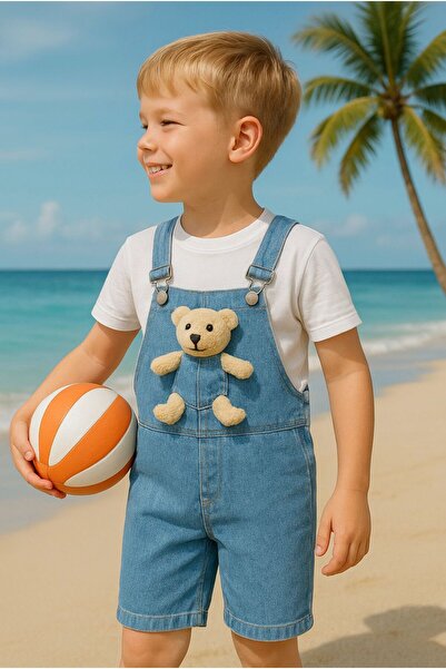 AKL Unisex Bear Jeans Salopet Capri