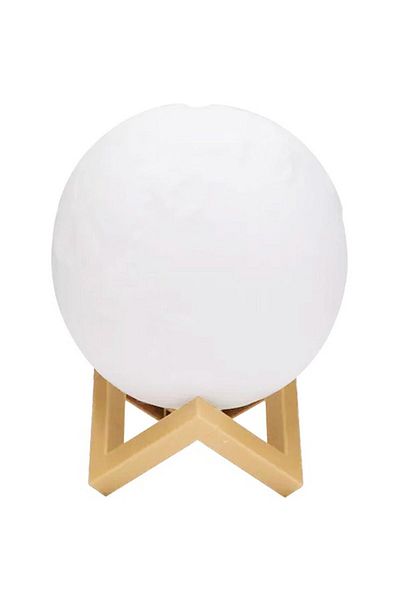 Aptel Moon lamp, warm-cold light, battery powered, 10 cm