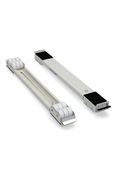 HONEYBEE Adjustable Appliance Roller Set Silver and Black