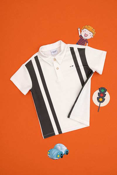 U.S. Polo Assn. Boy's Cream Crew Neck T-Shirt 50300030-Vr071