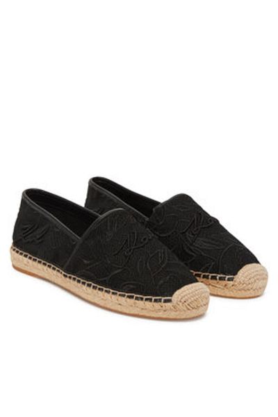 Karl Lagerfeld Women's Espadrilles black KARL LAGERFELD-KL80121A M00 BLACK MESH