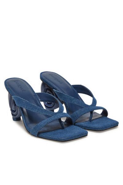 Desigual Șlapi de damă albaștri DESIGUAL-25SSSD01 5053 DENIM SPĂLARE MEDIE