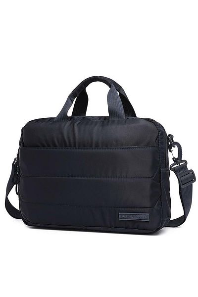 SMART BAGS حقيبة كمبيوتر محمول وحقيبة كمبيوتر محمول للجنسين من القماش الناعم 8724 - أزرق داكن