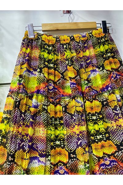 edu collection Chiffon Skirt Pattern Midi Length 82 cm