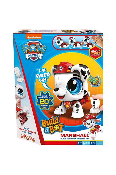 Goliath Paw Patrol Build a robot Marshall interactive figure