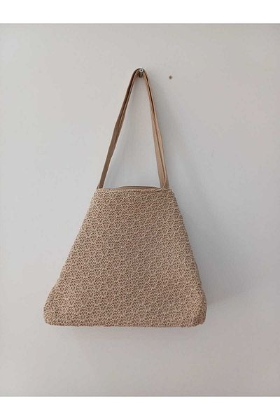 soElite Women's Hand and Shoulder Bag with Rope Braided and Straw Scholarship