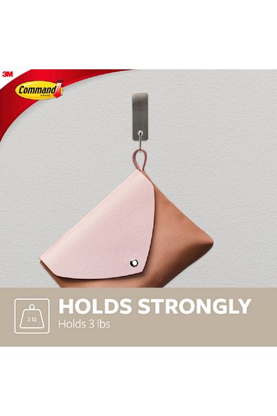 COMMAND All-Purpose and Utility Hook Silver Medium
