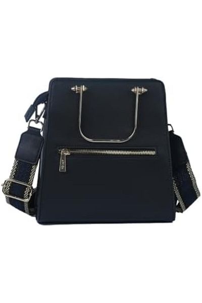 AMICA Aurelia Women's Shoulder Crossbody Handbag with Embellished Handles