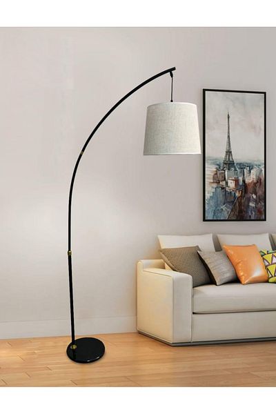 DEC14 Floor lamp with an elegant and modern design, black color