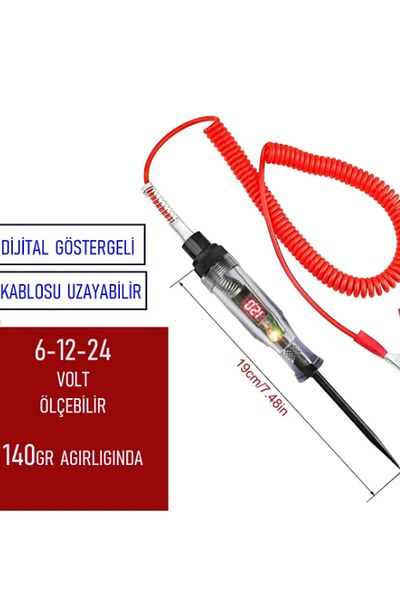iq elektronik Auto Control Pen Digital Current Display Control Pen (Max 120 Volt)