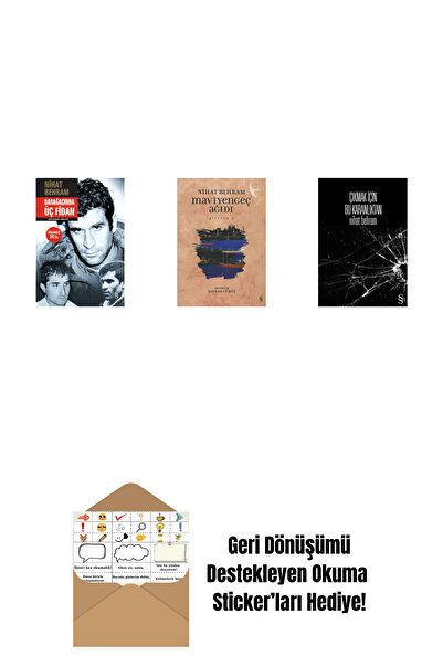 Alfa Yayınları Darağacında Üç Fidan (Ciltli) + MaviYengeç Ağıdı + Çıkmak İçin Bu Karanlıktan + Okuma Sticker'ları