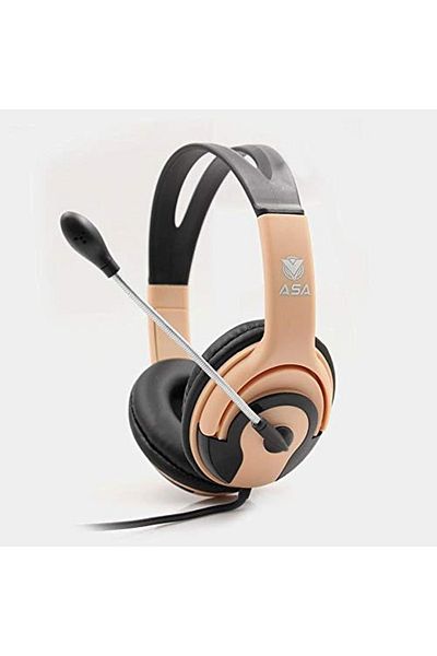ASA Over-Ear Gaming Headphones With Mic - PlayStation 4 light pink