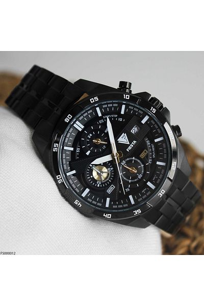 Fiesta Fs000012 Men's Wrist Watch with Steel Band