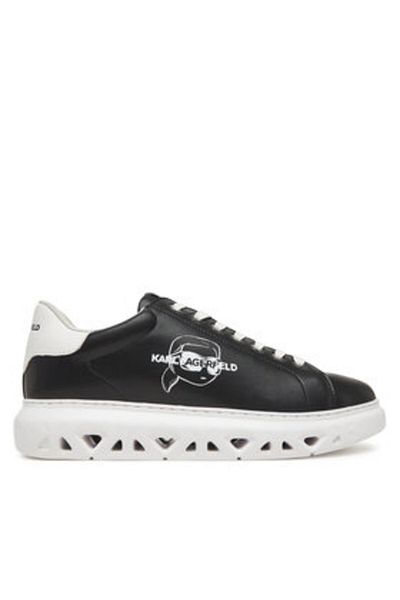 Karl Lagerfeld Men's Sneakers black KARL LAGERFELD-KL54515 000 BLACK LTHR