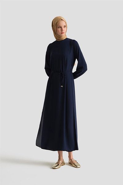 Armine Φόρεμα με ζώνη σχοινί 25YT927 Navy Blue