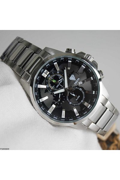 Fiesta Fs000009 Men's Wrist Watch with Steel Band