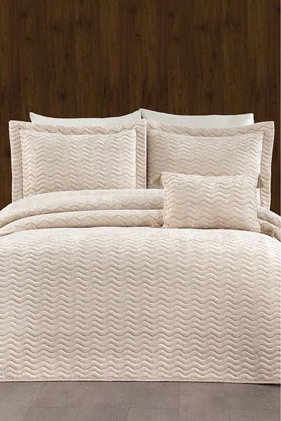 Çeyiz Diyarı Nova Double Bedspread Cappucino