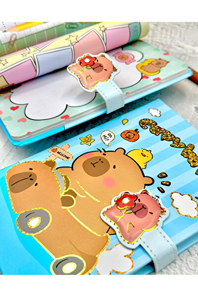 ZeCo Collection Capybara Travel Time Special Design Notebook with Magnet