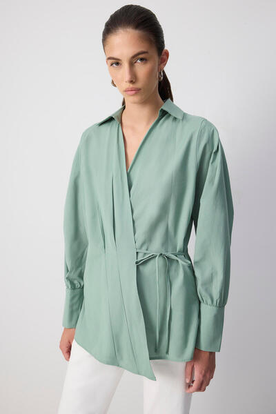 Touché Privé Yandan Tie Poplin Shirt