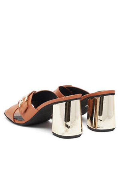 FURLA Șlapi de damă maro FURLA-YJ41HIC A.0203 3911S BRANDY+COLOR ORO LIGHT