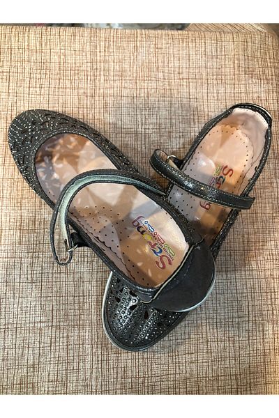 eylül ortopedi Girl's Laser Stone Ballerina Shoes