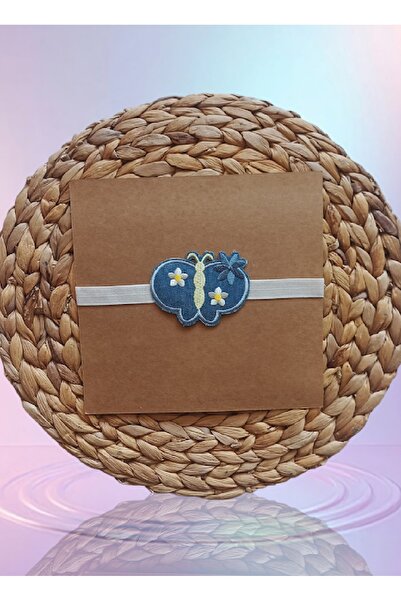 Panowill Design Kız Bebek Nakış Süslemeli Saç Bandı Bebek Saç Aksesuarları