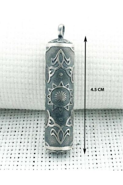 shop Silindir Cevşeni Kebir Dualı 925 Ayar Gümüş Erkek Kolye Ucu