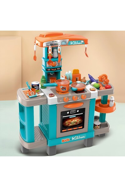 rexa مجموعة ألعاب المطبخ التظاهري للأطفال - لعبة طبخ تقمص الأدوار