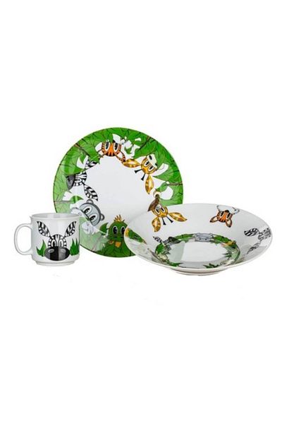 BANQUET Set 3-piece Tableware for Children Banquet Jungle