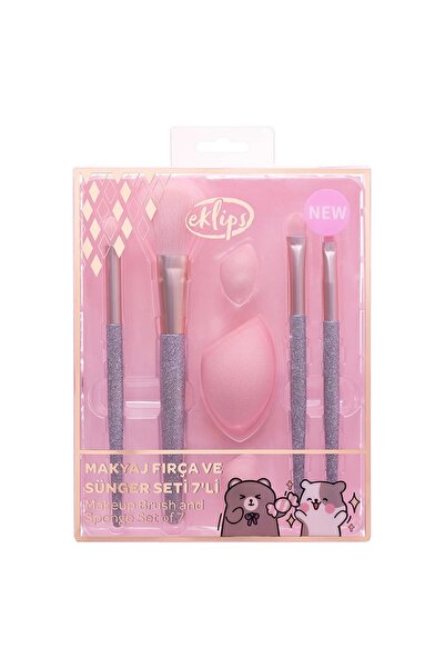 eklips EklipsMakyajFırçaveSüngerSeti7'li