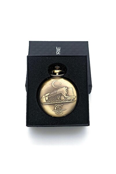 valkyrie Tcdd Nostalgia Train and Moon Star Embossed Retro Bronze Collectible Boxed Chain Shackle