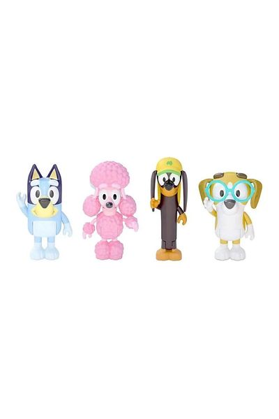 Moose Toys Set of 4 Bluey and Friends figurines