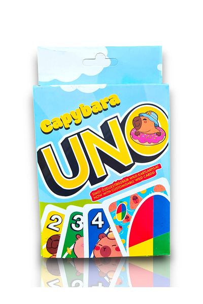 Toys Uno Capybara Playing Cards (110 Cards)