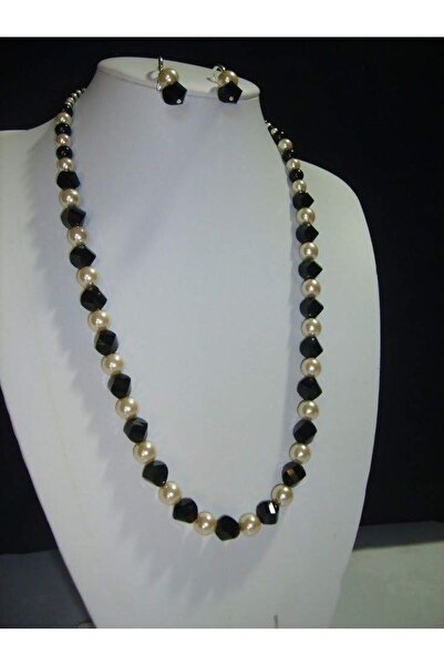 MODAELMAS1 Elegant and Stylish 2-Piece Stone Pearl Jewelry Set - Add Sparkle ...