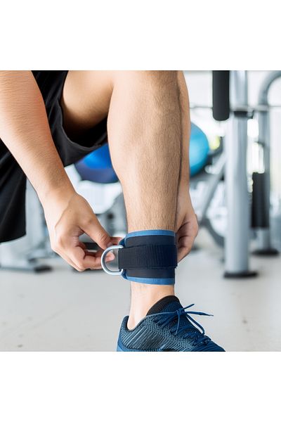 Rebuwo Single Cable Foot Apparatus |   D-Ring, Soft Pad, Adjustable Strap