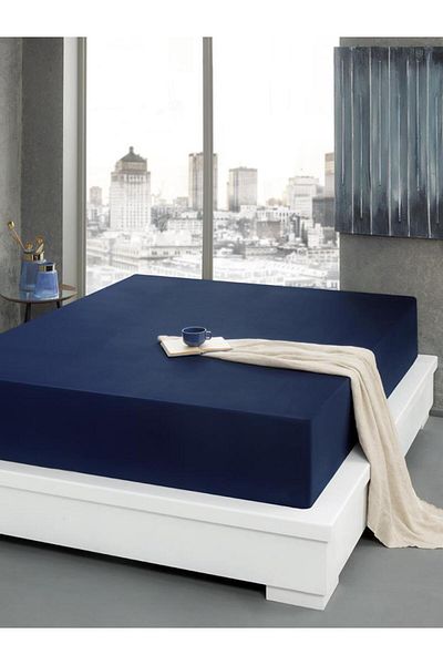 Karna Home Satin Fitted Sheet Suitable for Wide Beds – Modern Elegance with Slippery Texture