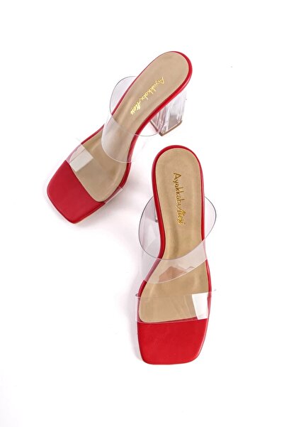 PayBuy Women's Elegant Shoes Transparent Heeled Slippers Special Design Evening Dress Shoes