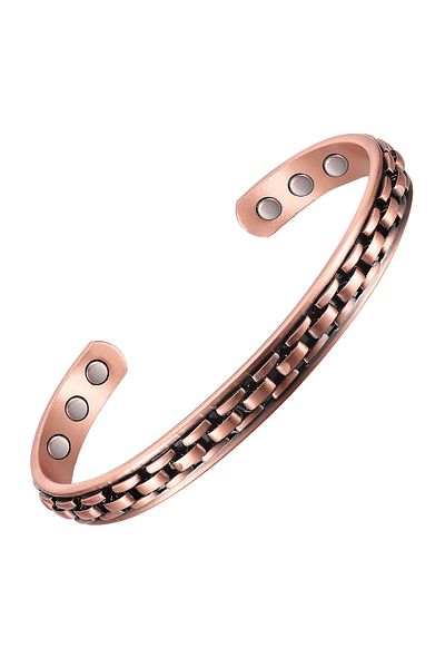 XTERRA XTERRA THERAPEUTIC MAGNETIC BRACELET MADE OF 99.99% PURE COPPER WITH 6 NEODYMIUM MAGNETS | Model VS724