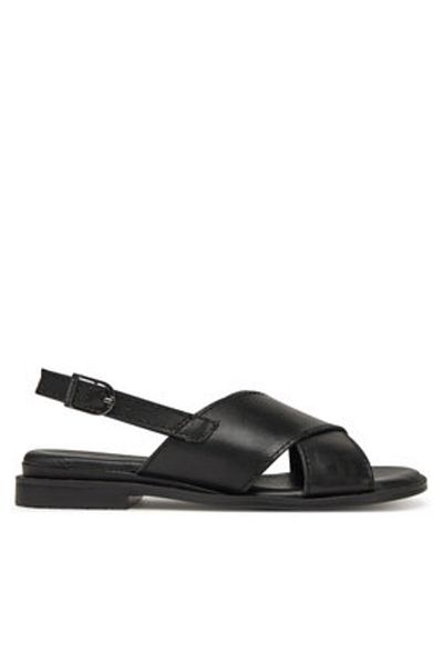 Tamaris Women's Sandals black TAMARIS-1-28102-44 003 BLACK LEATHER