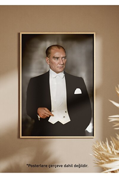 One Little Happiness ATATÜRK Poster Estetik Duvar Posteri , Çerçevesiz Poster