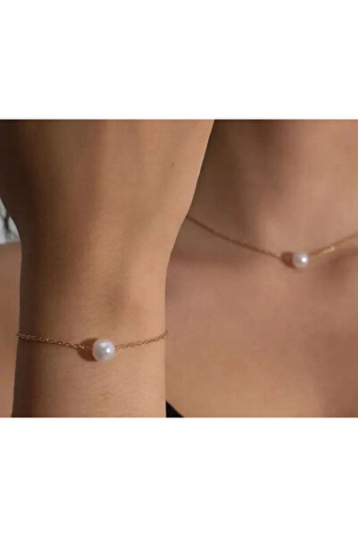 Shiklik MODA Elegant 2-Piece Chain Bracelet and Necklace Set
