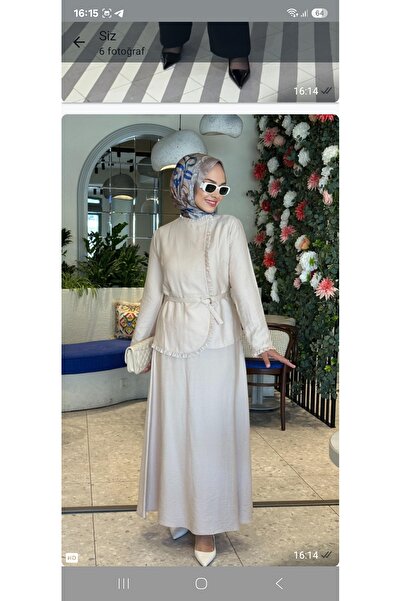 Nihle Kadın tesettür etekli takım