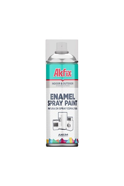 Akfix Spray Vopsea Suprafete Emailate, Akfix, Alb, 400Ml (Gw.300Gr)