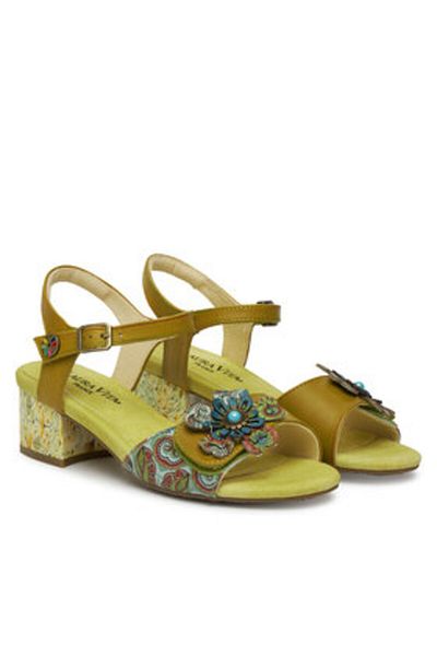 LAURA VITA Sandale damă multicolore LAURA VITA-HUCBIO 42 VERT