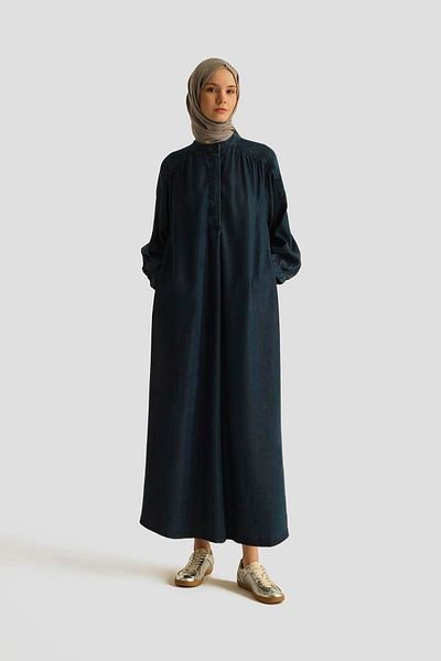 Armine Φόρεμα Oversize 25YD9142 Σκούρο Navy Blue