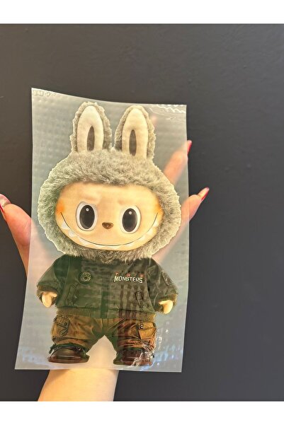 Gönülden Tasarım IMPRIMARE LABUBU TRANSFER ALESTĂȚI CU FIER DE FIER 21X13 CM