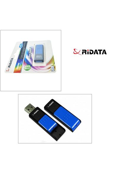 ridata USB 3.0 Flash Drive RiDATA 32GB, EZdrive HD50, retractable connector, blue