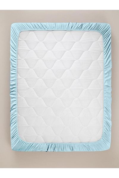 Karna Home Satin Fitted Sheet Suitable for Wide Beds – Modern Elegance with Slippery Texture