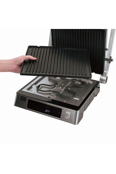 Berlinger Haus Electric contact grill with non-stick surface 2000 W Stainless steel